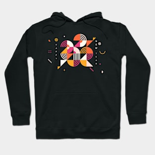 Happy New Year 2022 // Modern Geometric Design Hoodie